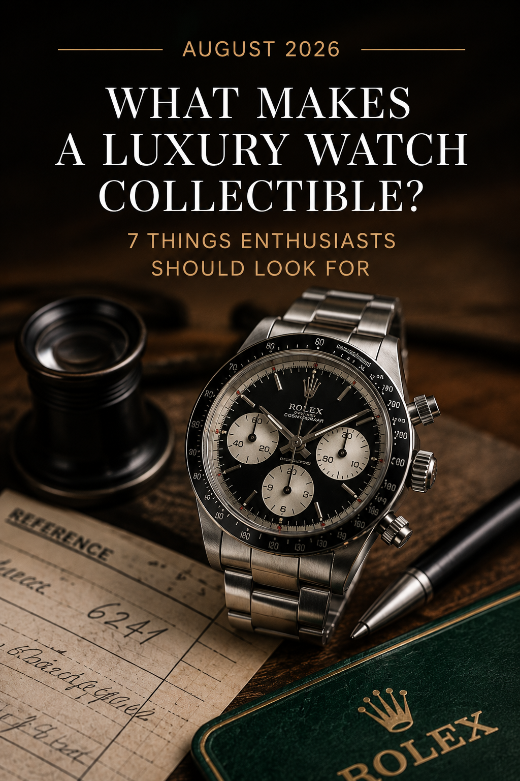 What Makes a Luxury Watch Collectible? 7 Things Enthusiasts Should Look For